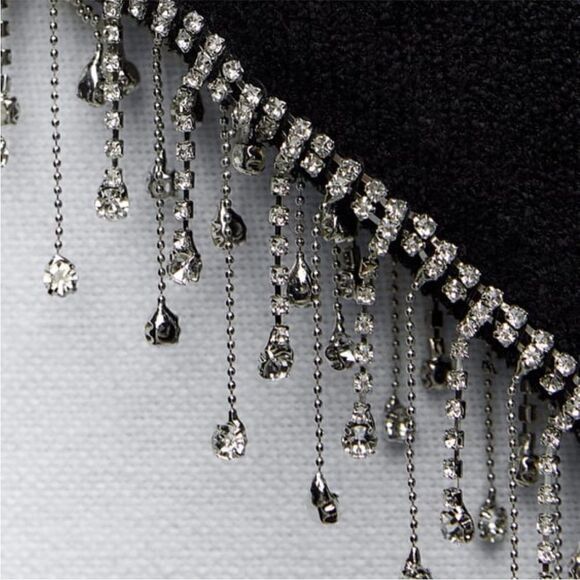 ZARA‎ ASYMMETRIC BEADED KNIT TOP VARIOUS SIZES - Picture 7 of 9